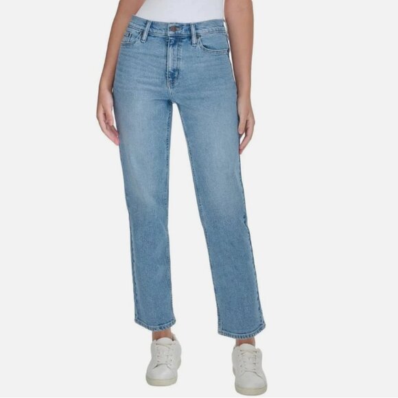 Calvin Klein Women's High-Rise Jean Light Blue size 12 - Picture 1 of 8